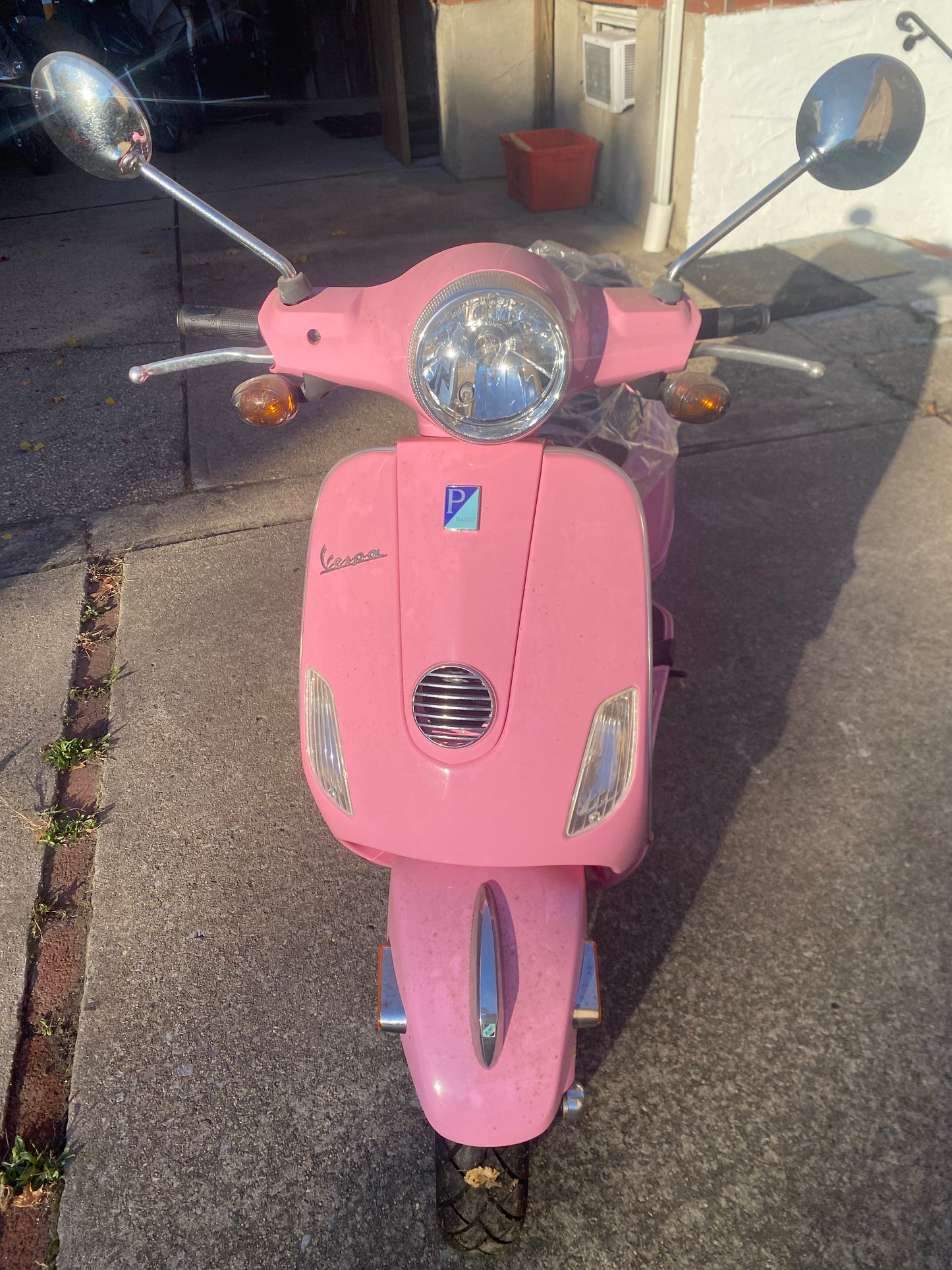 Pink Piaggio Vespa