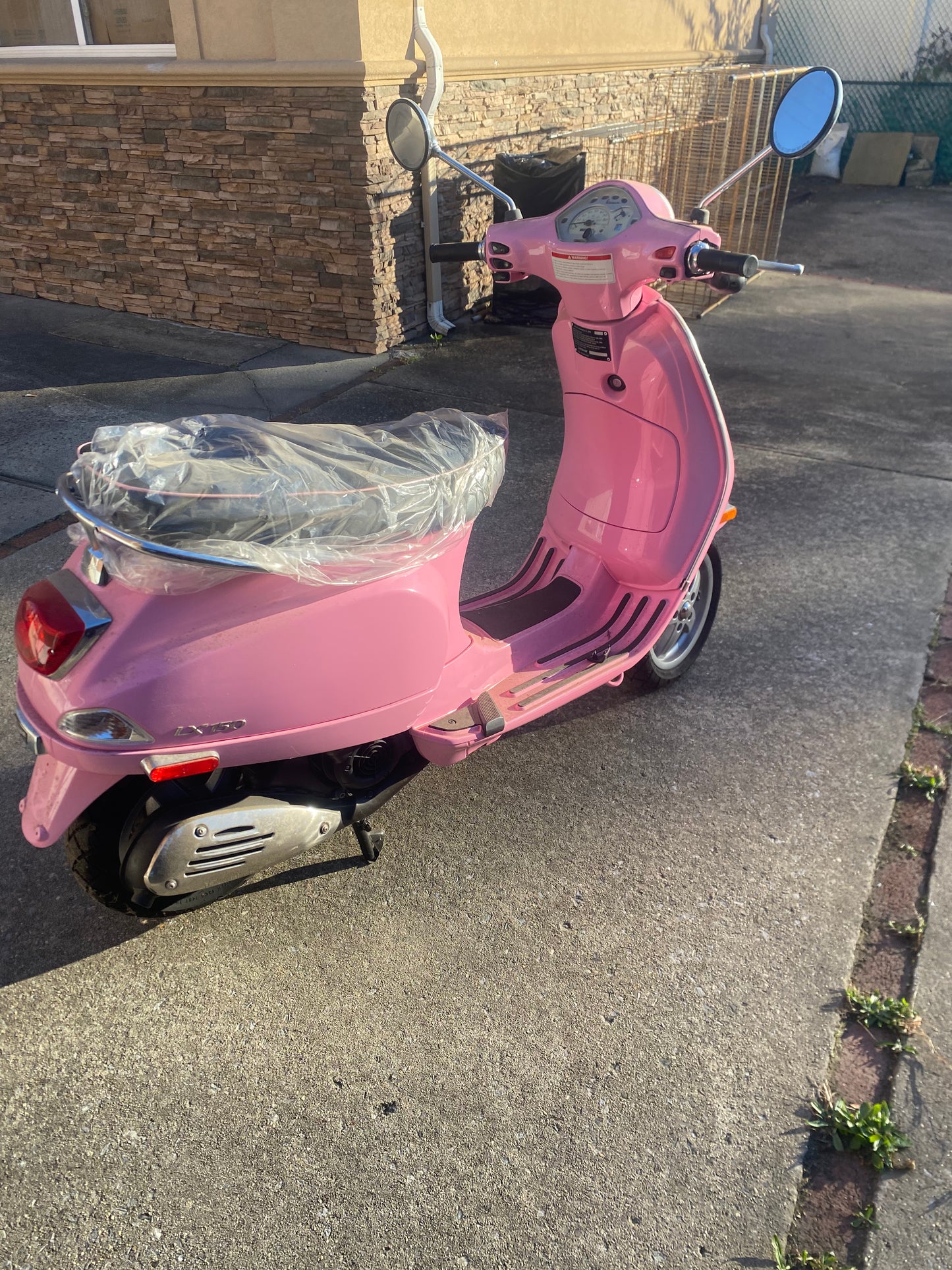 Pink Piaggio Vespa