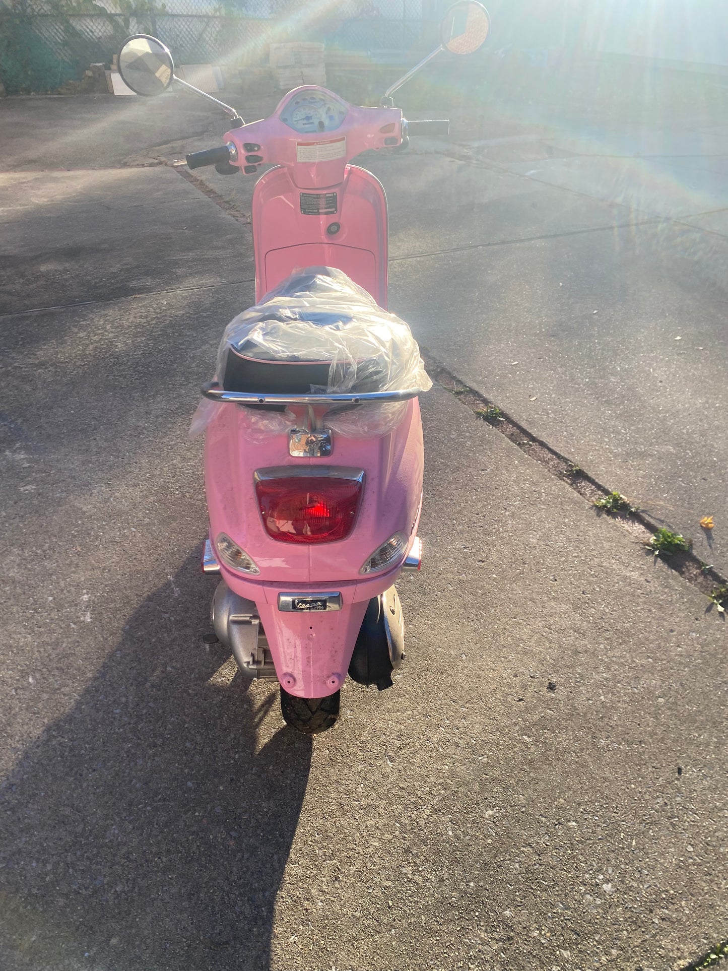 Pink Piaggio Vespa