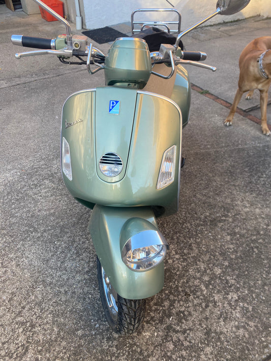 Green Vespa